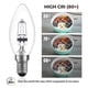thumbnail image 5 of 42w E14 C35 Dimmable Halogen Bulb Ac 220-240v Warm White 2700k E14 Transparent Halogen Candle Bulb (10pcs), 5 of 5
