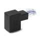 thumbnail image 5 of Convertidor RJ45 macho a hembra Adaptador de extensión de 90 grados Conector Ethernet LAN Universal  Accesorios Electrónicos, 5 of 9