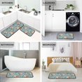 thumbnail image 4 of SKYSONIC Fawns Christmas Hat Kitchen Mats Set of 2 Fir Tree Snowy Anti Fatigue Floor Runner Rug Non Slip Comfort Mat 19.7x27.6 Inch + 19.7x47.2 Inch for Living Room Laundry Room Hallway, 4 of 7