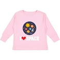 thumbnail image 3 of Inktastic I Love Space Rocket Ship Boys or Girls Long Sleeve Toddler T-Shirt, 3 of 5