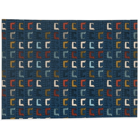

Zagros Blue Kitchen Mat by Kavka Designs