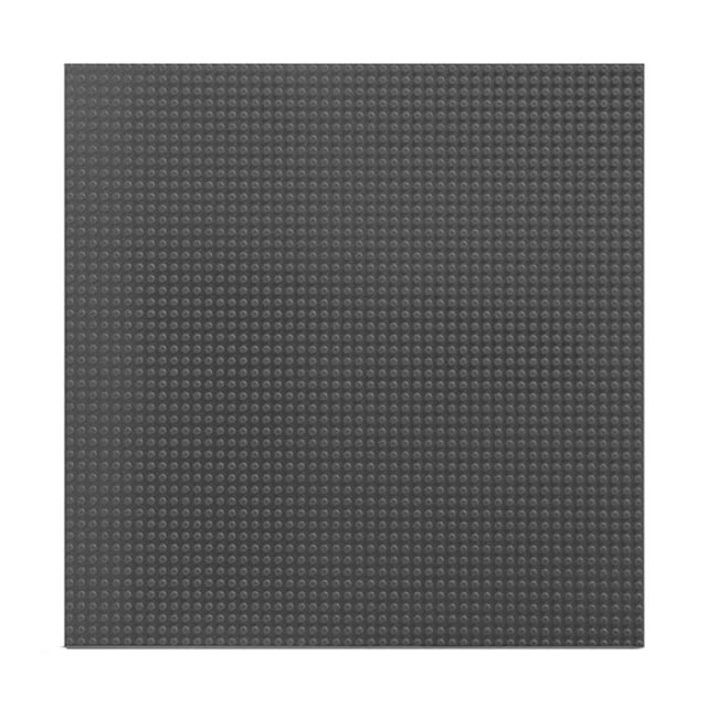 Tablero Bloques Construcción 50x50 Montantes No Tóxico para La (gris Oscuro)