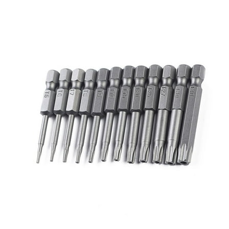 OUNONA  12 Pcs Screwdriver Bits High Precision Manual Set