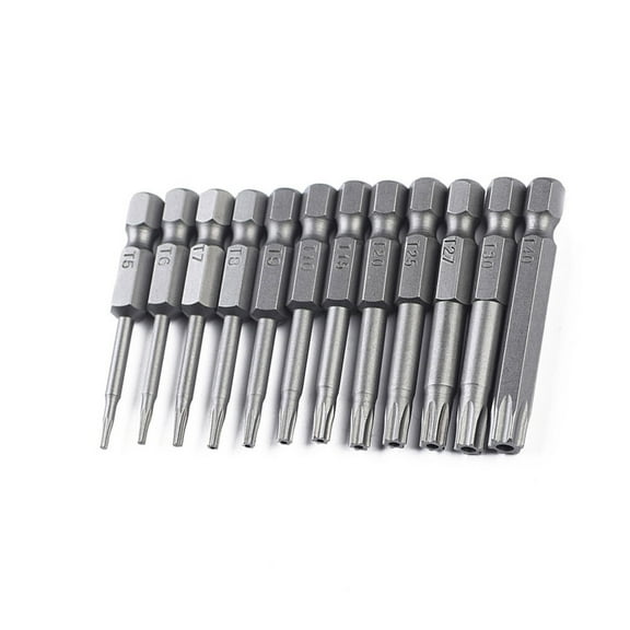 OUNONA  12 Pcs Screwdriver Bits High Precision Manual Set