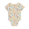 thumbnail image 5 of Balery Simple Drawing Pattern Baby Climbing Clothes Infant Bodysuit Cute Infant Bodysuit Baby Romper-18 Months, 5 of 7