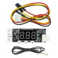 thumbnail image 1 of 12V PWM 4-Wire Fan Temperature Control Speed Controller Chassis Noise Reduction Module Support Fan Speed Control, 1 of 5