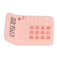 thumbnail image 4 of Mordedor para bebé, juguete para masticar, calculadora con forma de silicona suave, dibujos animados, juguete sensorial para la dentición infantil, rosa, 4 of 9