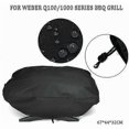 thumbnail image 5 of 210D cover for Weber Q1200 and 1000 gas grills, fits Q1200, Q1400, Q1000, Q100, Q120, Q, Anti-UV, 5 of 5