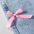 thumbnail image 3 of FEDPOP Girls Wide Leg Baggy Jeans, High Waisted Denim Pants with Pockets, Casual Y2K Loose Trousers for Kids, Blue, 8-14Y, 3 of 7
