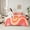 Red Orange Pink, variant on jejeloiu Waves Lines 7pcs Bedding Comforter Set,Minimalism Geometric Stripes Queen Bedding Sets,Red Orange Pink Queen Sheet Sets For Girls Boys,Super Cozy Room Decor Reversible