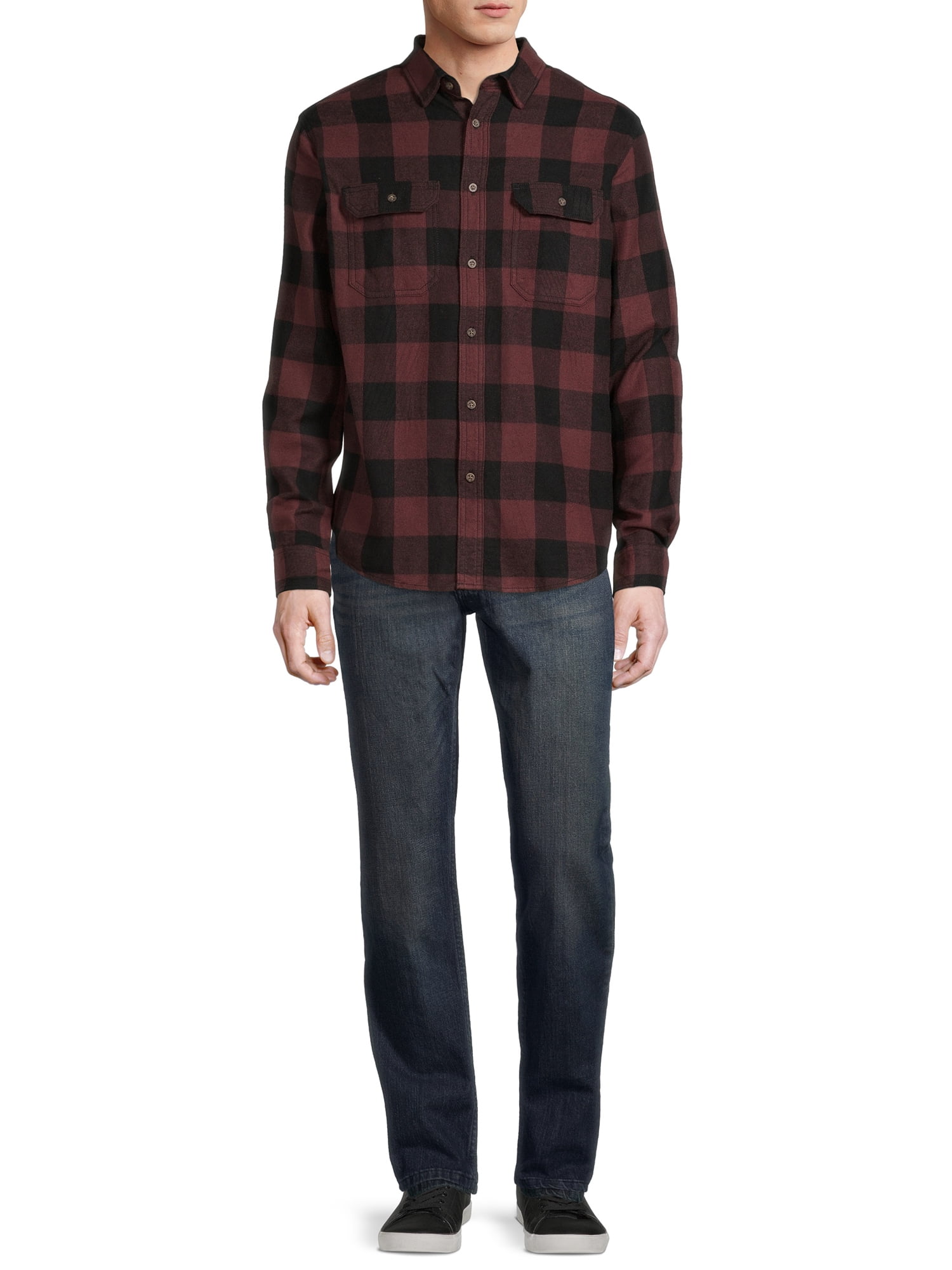 George Men's and Big Men's Super Soft Flannel Shirt, up to George Men's and Big Men's Super Soft Flannel Shirt, up to