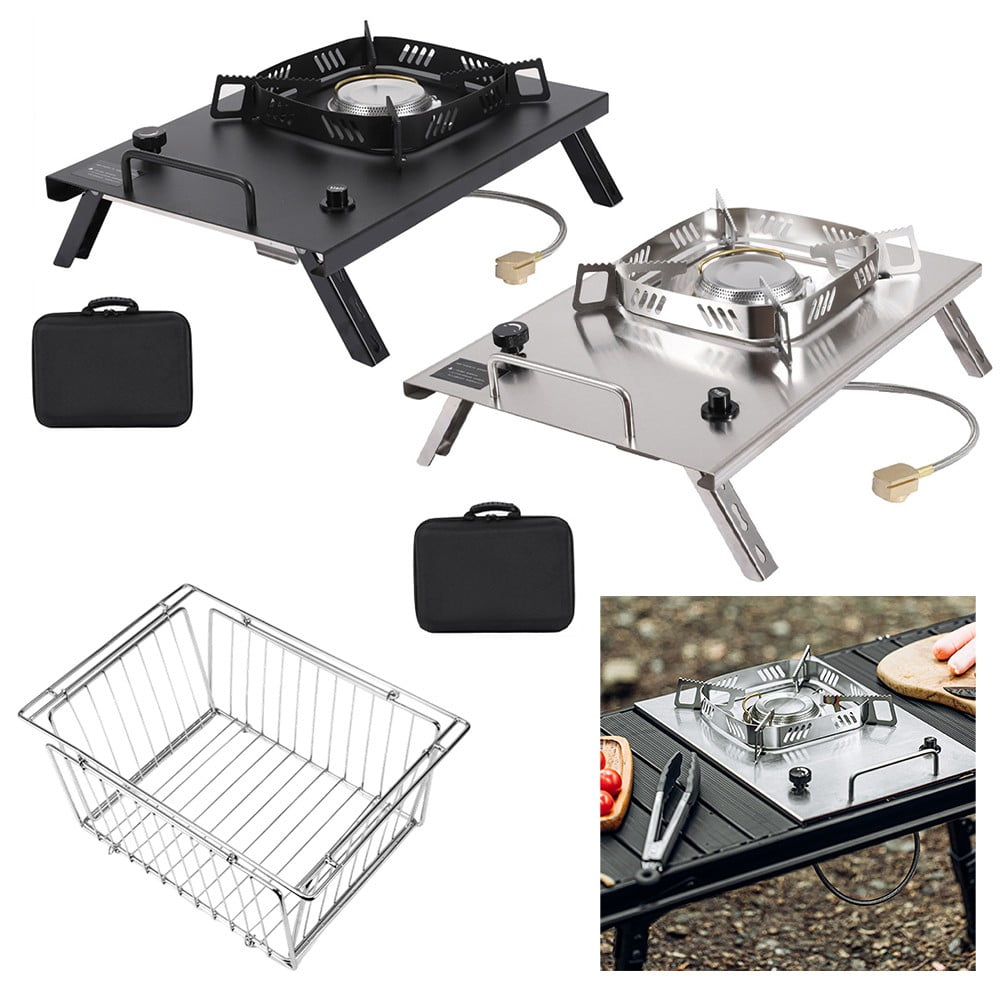 Lylong Camping Trips Camping Stove Outdoor Cooking Stove Compact Gas Cooker For Igt Table Outdoor Stove Copper Construction
