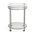 thumbnail image 2 of Studio Designs Home 71006 Véranda Moderne Panier Rond en Verre&44; Chrome - 25 Po, 2 of 4
