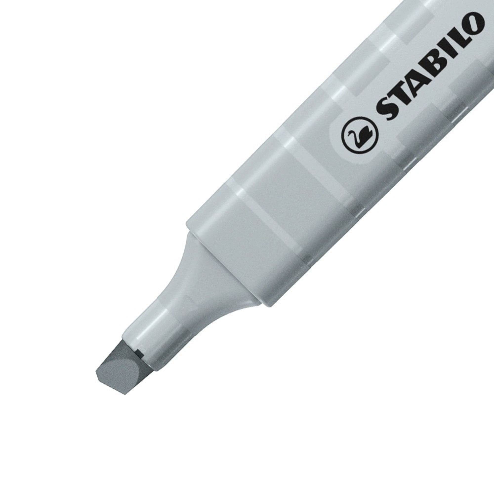 STABILO Swing Cool Highlighter Set, Set of 8, Fluorescent/Pastel 1 Count (Pack of 1)