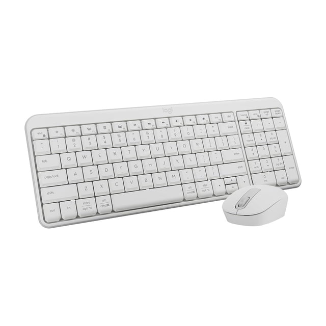 Kit Teclado Y Ratón Inalámbricos Logitech Mk250 Blancos