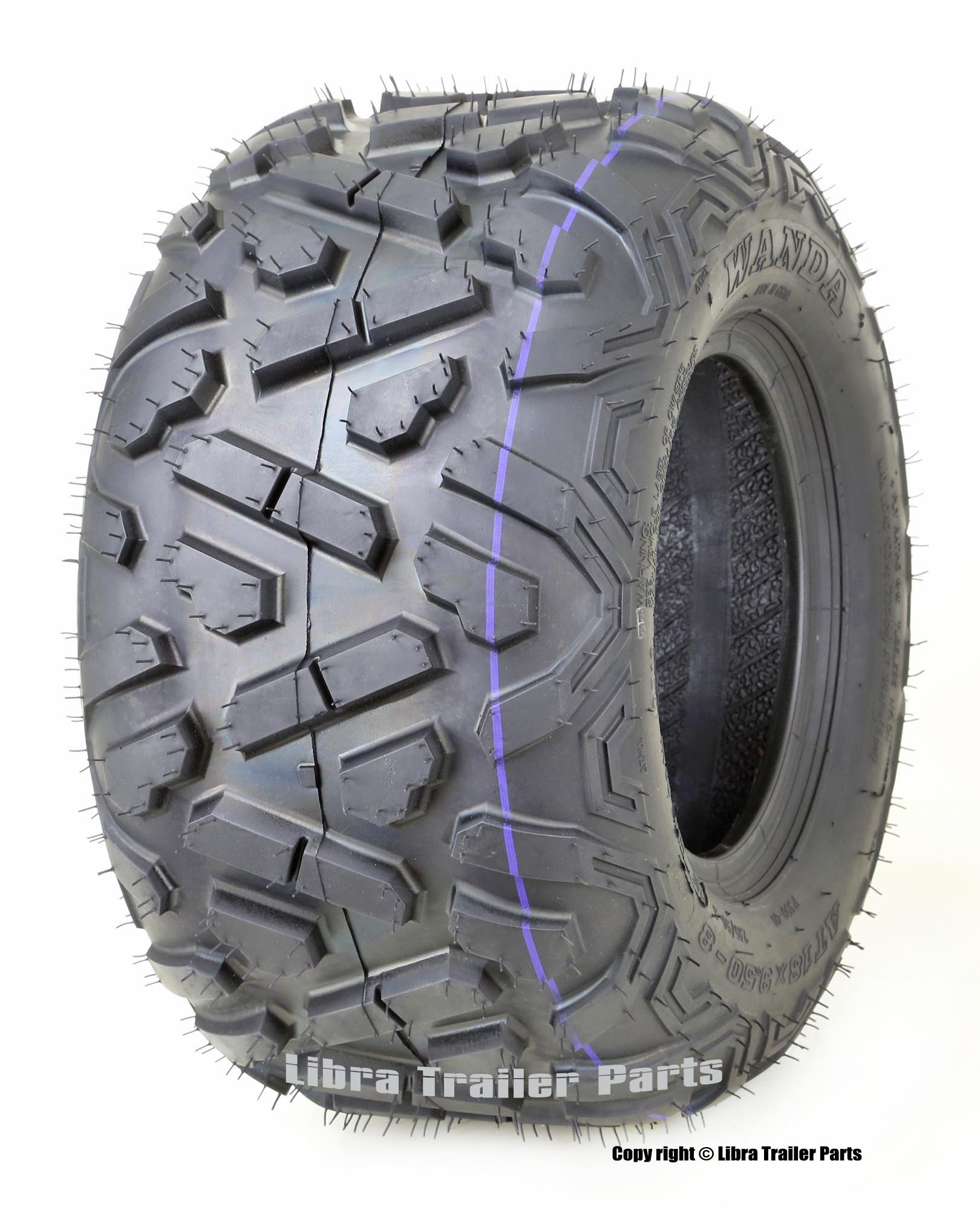 Set 4 WANDA ATV Tires 18X9.5-8 4PR 10008 – Libra Trailer Parts