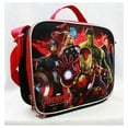 thumbnail image 2 of Lunch Bag - Marvel - Avengers All Heroes Black/Red New a02259, 2 of 3