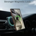 thumbnail image 6 of JTCASES for Samsung Galaxy S23 Ultra Magnetic Case Support Wireless Charging, Car Mount, Thin Lightweight Rugged Shockproof Shell Anti-yellow Clear Silicone Frame, Orange, 6 of 9