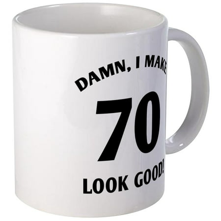 CafePress - 70 Yr Old Gag Gift Mug - Unique Coffee Mug, Coffee Cup (Best Gift Ideas For 1 Yr Old Girl)