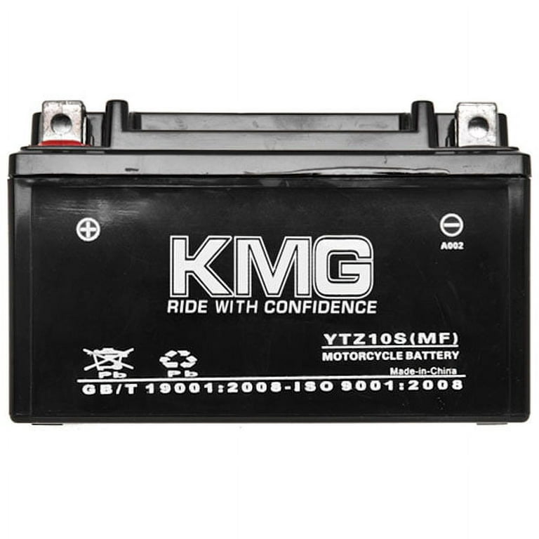KMG YTZ10S Sealed Maintenance Free Battery High Performance 12V