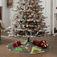 thumbnail image 6 of Bingfone Christmas Tree Skirt Mat Christmas Decoration Interior 30"-Cartoon Dinosaurs, 6 of 8