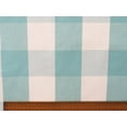 thumbnail image 4 of Fabric Mart Direct Light Turquoise, White Cotton Fabric By The Yard, 55 inches or 140 cm width, 1 Yard White Cotton Fabric, Gingham Checks, Upholstery Drapery Shower Curtain Wholesale Fabric, 4 of 5