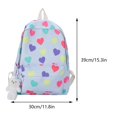 thumbnail image 2 of Mochila estética con corazón de amor, mochila escolar colorida, mochila escolar para niñas, 2 of 7
