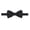 Black, variant on Jacob Alexander Men's Woven Subtle Mini Squares Pre-Tied Adjustable Banded Bow Tie - Black