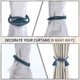 thumbnail image 5 of Uxcell 6 Pcs Sujetadores Magnéticos para Cortinas, Decorativos para Ventanas, Gris Plateado, 5 of 6