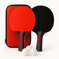 thumbnail image 1 of Raquetas de Ping Pong Diversiones Bago Kit 3 pelotas, 1 of 5