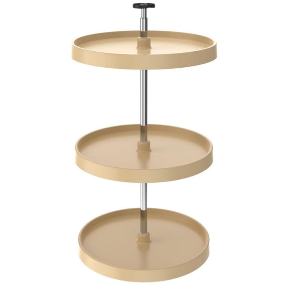 Rev-A-Shelf 20" Full Circle Lazy Susans 3-Shelf, Almond