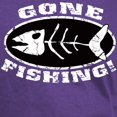 thumbnail image 3 of CafePress - Gone Fishing White Dark T Shirt - Men's Classic Graphic Cotton T-Shirt, 3 of 4