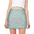 thumbnail image 1 of Falda Cruzada a la Cadera Falda casual estampada Falda mini de cintura alta Faldas cortas para mujer (Verde XL) Ygjytge para Mujer Verde T M, 1 of 8