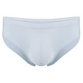 thumbnail image 4 of WAVSUF Summer Briefs Mens Solid Color Comfort Underpants Ventilation Briefs White Size 3XL, 4 of 4