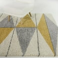 thumbnail image 5 of Balta  Levine Modern Geometric Shag Area Rug Burnt Orange 4'4" x 6' 4' x 6' Indoor, Shag Navy, Ivory, Cream Rectangle, 5 of 5