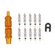 thumbnail image 1 of 10 piezas de kit de herramientas para quitar el núcleo de la válvula de la bicicleta Juego de reparación Latón francés para bicicleta de montañaAmarillo, 1 of 10