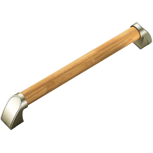Barras de Agarre para Bañera y Ducha de Una Pieza para Personas Mayores Manija de Ducha Pasamanos de Madera para Escaleras Soporte de Seguridad para Exteriores Pasamanos de 34 cm para Personas con Di