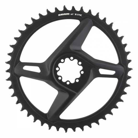 SRAM X-Sync Road Chainring 46t Direct Mount 12-Speed Aluminum Black For Rival