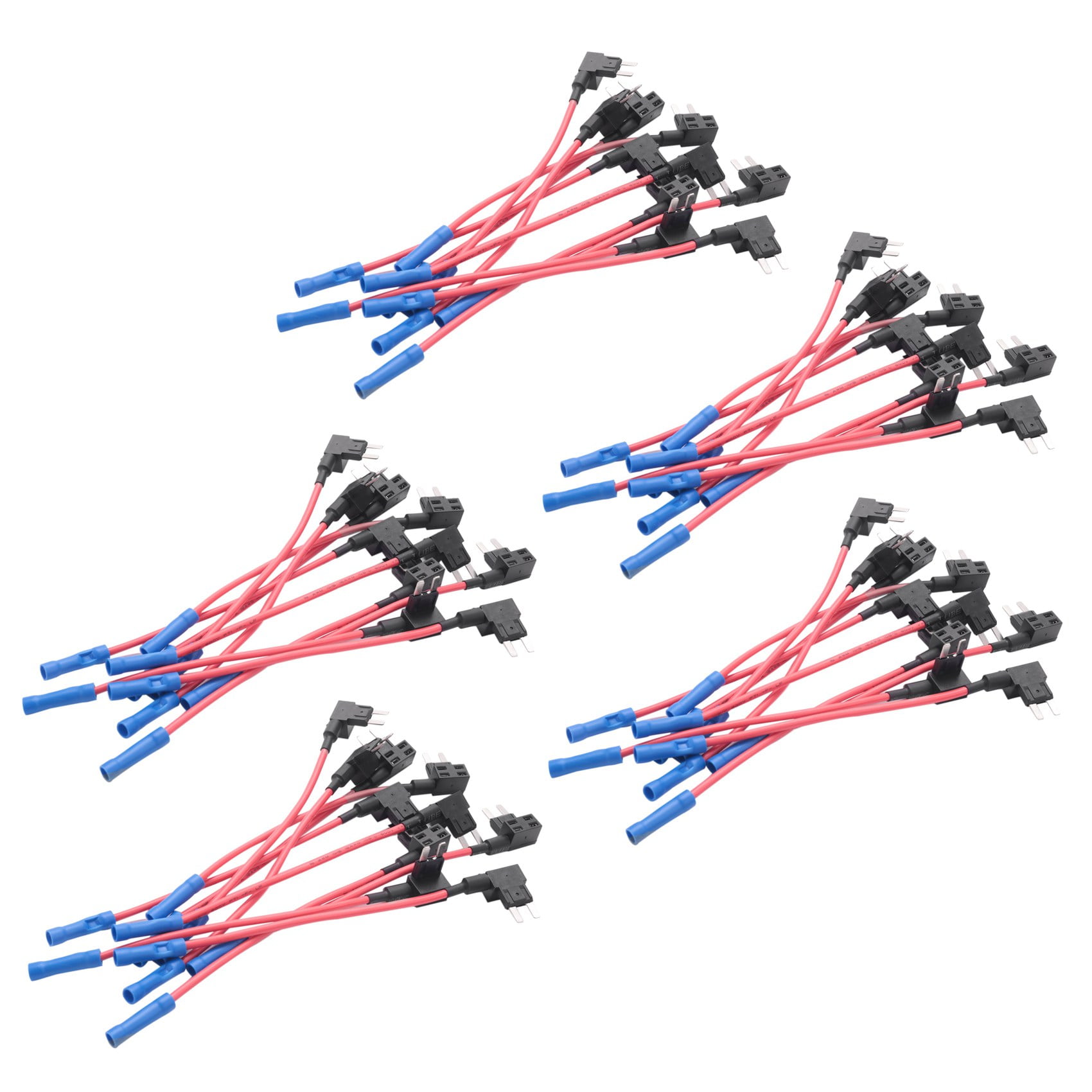 50 Pack 12V Car AddACircuit Fuse TAP Adapter Mini ATM APM Blade