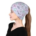 thumbnail image 6 of KLL Purple Butterfly Pirnt Wicking Running Beanie Head Wrap Cycling Bandana for Men Women, 6 of 8