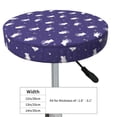 thumbnail image 2 of Uemuo Astronaut Rabbit Pattern Round Bar Stool Seat Covers Washable Stool Cushion Slipcover Elastic Bar Chair Covers-12 inch, 2 of 7