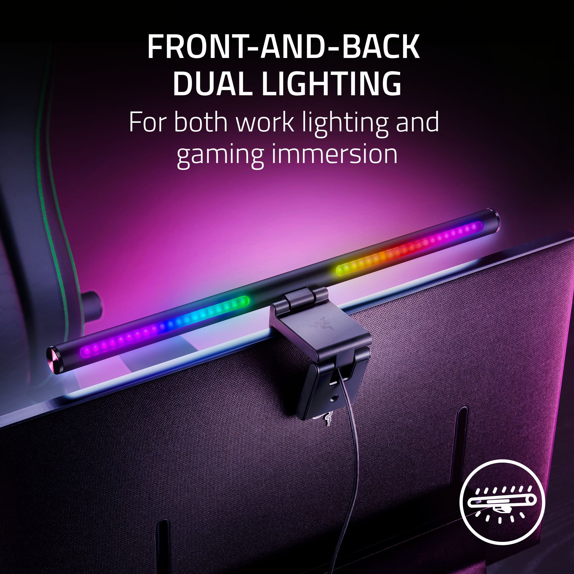 その他 Razer Aether Monitor Light Bar Razer Aether Monitor Light Bar - Dual Lighting Options | Razer
