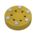 thumbnail image 2 of Luwecf Roller Hockey Puck Smooth Portable Ice Hockey Puck for Game Outdoor Training Yellow, 2 of 9