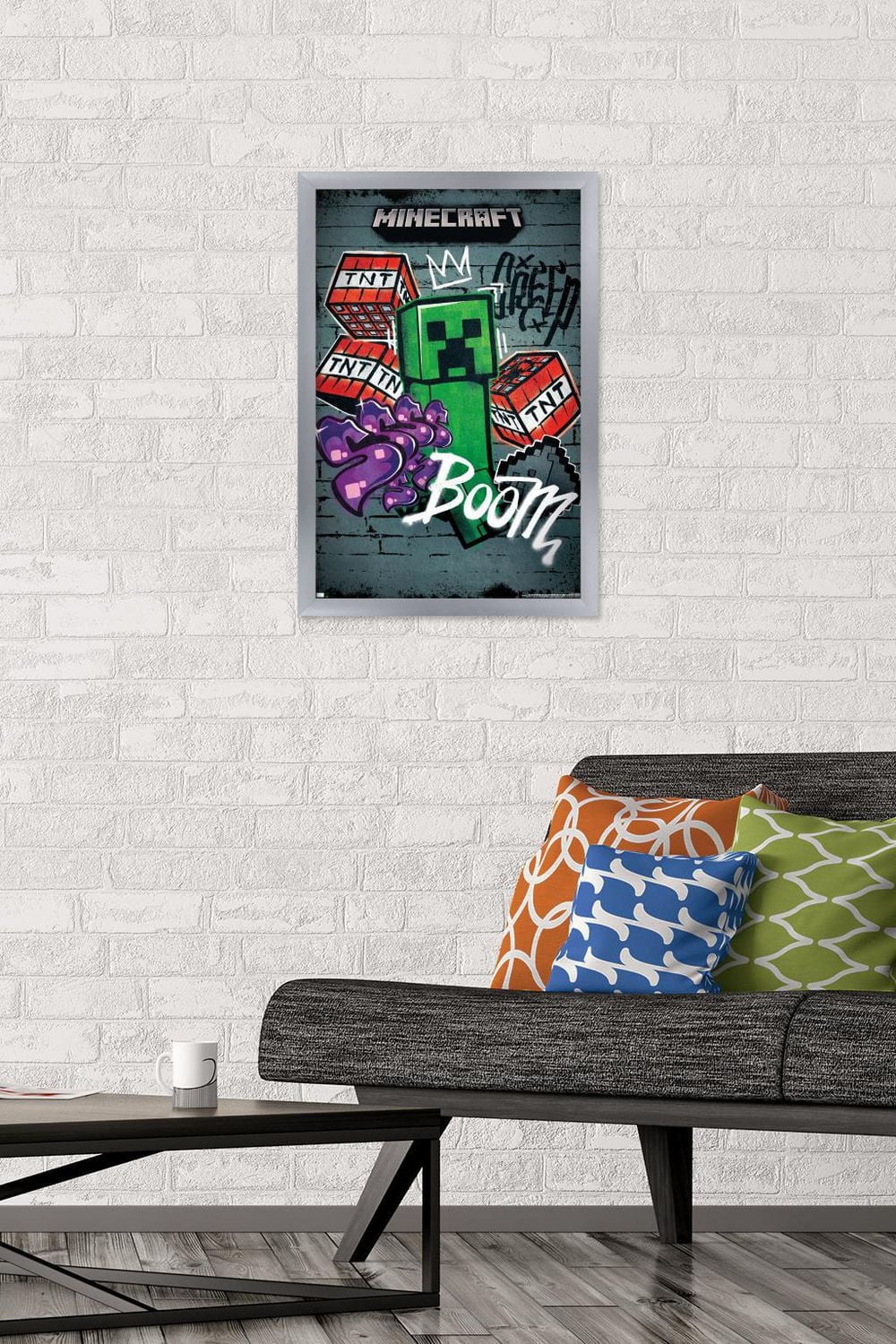 Minecraft - Creeper Do Not Enter Wall Poster, 22.375" x 34"