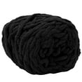 thumbnail image 2 of Single Thick Ice Strip Yarn Needle Knitting Woven Blanket Slipper Line(Black), 2 of 8