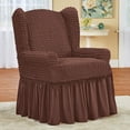 thumbnail image 2 of Textured Ruffled Slipcover, 2 of 8