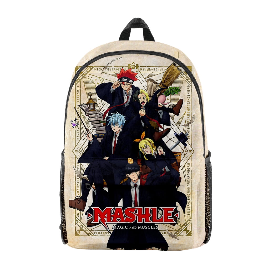 Mashle Magic and Muscles Backpack Anime Rucksack Casual Travel Bag ...
