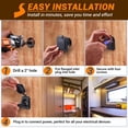 thumbnail image 4 of JIAHAOO Universal Power Extension Cord 14AWG Dual 18 Inch Length For RV Camper Trailer Boat Outdoor Industrial Power Supply, 4 of 7