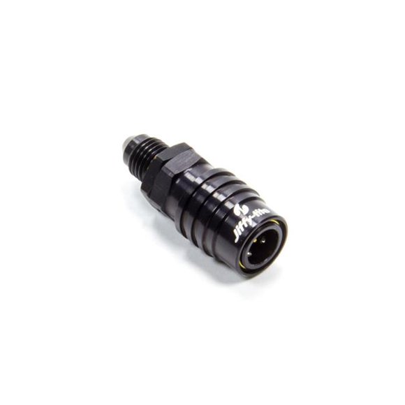 Jiffy-Tite 21404J Quick Release No.4 Male Star to No.4 Socket Valved, Black