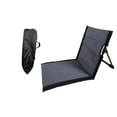 thumbnail image 1 of Silla de piso con respaldo Silla de playa Tumbona para tomar el sol junto a la piscina Gris 39cmx40cmx38cm, 1 of 9